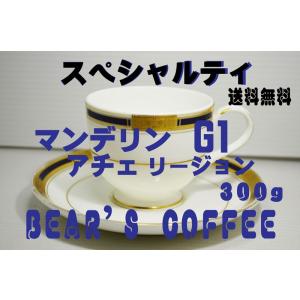 コーヒー豆マンデリン アチェ 300g スペシャルティコーヒー 人気に訳ありコーヒー 送料無料コーヒー｜bearscoffee