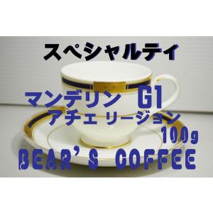 bears coffee コーヒー豆マンデリン アチェ 100g コーヒー送料無料 コーヒー豆お試し...