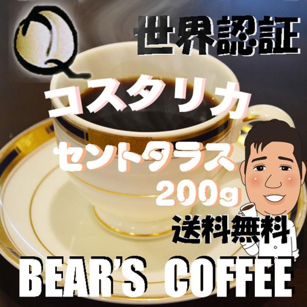 コーヒー豆コスタリカ セントタラスSHB 200g コーヒー送料込 グルメコーヒー　