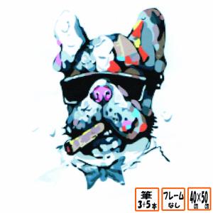 塗り絵 数字 絵の具 ふで フレームなし セット インテリア 絵画 ジグソーパズル 油絵風 おまけ付き 6244