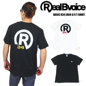 RealBvoice リアルビーボイス BASIC R34 LOGO 半袖Tシャツ 6.0オンス ヘビーウェイト 10231-10928 SALE　1点までゆうパケット可能｜bearsstore