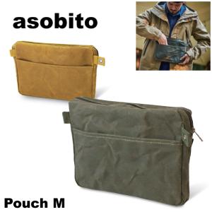 asobito アソビト ポーチ M 防水帆布 サコッシュ 小物入れ