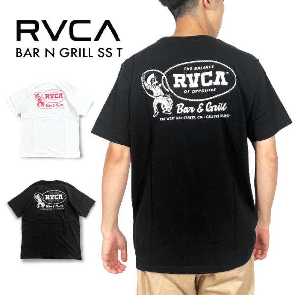 ルーカ RVCA メンズ BAR N GRILL 半袖Ｔシャツ ストリート サーフ ギャル スケボー...