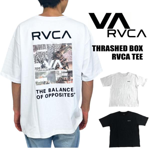 RVCA ルーカ THRASHED BOX RVCA TEE 半袖Tシャツ ストリート メンズ レデ...