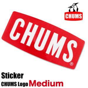 【Mediumサイズ】CHUMS チャムス ステッカー チャムスロゴ ミディアム アウトドア CH62-1071 10点までゆうパケット可能｜bearsstore