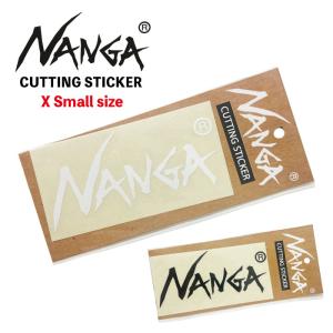 NANGA CUTTING STICKER ナンガカッティングステッカー XSサイズ 車用 窓 ガラス アウトドア ギア キャンプ シール NA2254-3G515 5点までゆうパケット可能｜BEARS STORE