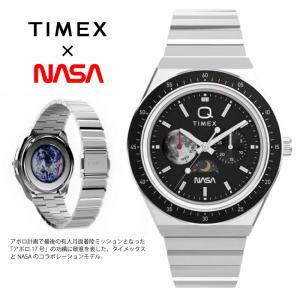 TIMEX タイメックス Q TIMEX x NASA コラボ 腕時計 クォーツ アナログウォッチ 50m防水 TW2Y56700