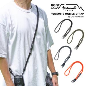 EPM × ROOT CO. ルートコー コラボ  ヨセミテ モバイルストラップ 日本製 スマホショルダーストラップ YMS 送料無料｜bearsstore