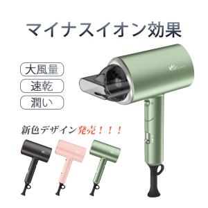 ヘアドライヤー ドライヤー 母の日ギフトに最適 速乾＆恒温機能搭載 軽量＆大風量でスピーディーに スタイリッシュなイオンドライヤー 美容家電 折りたたみ式で