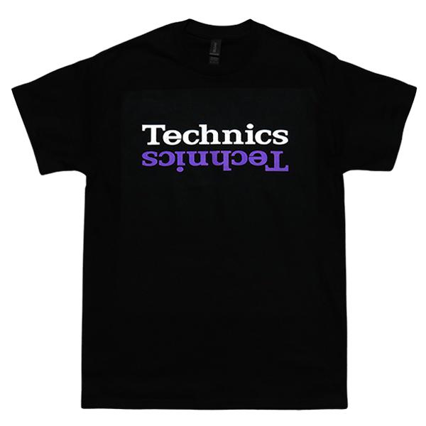 [Mサイズ]Technics（テクニクス）スリップマット ロゴＴシャツ ブラック ターンテーブル S...