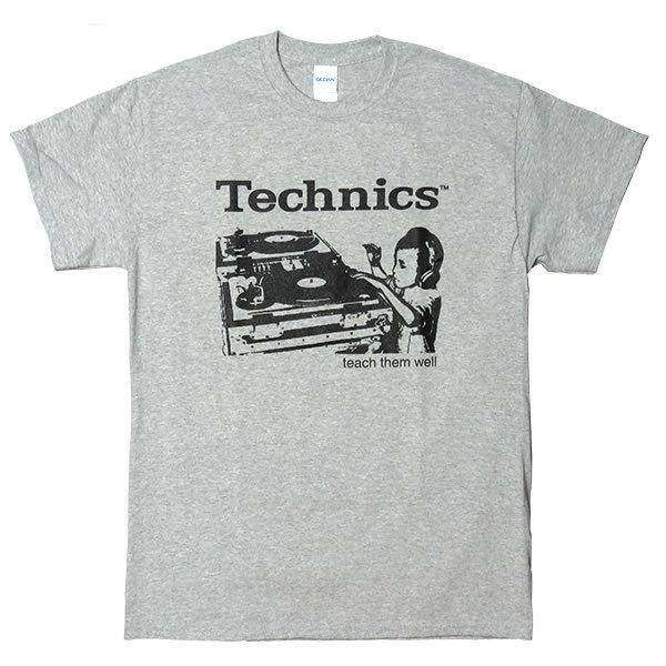 [Lサイズ]Technics （テクニクス） ターンテーブル ヴィンテージデザイン Tシャツ #1 ...