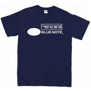 [Lサイズ]Blue Note（ブルーノート）Records ジャズレーベル ロゴTシャツ ネイビー