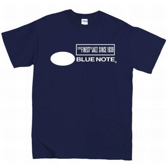 [Sサイズ]Blue Note（ブルーノート）Records ジャズレーベル ロゴTシャツ ネイビー