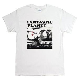 [XLサイズ]Fantastic Planet （ファンタスティック・プラネット） カルト SFアニメ映画 Tシャツ ホワイト｜beatbomb-tees