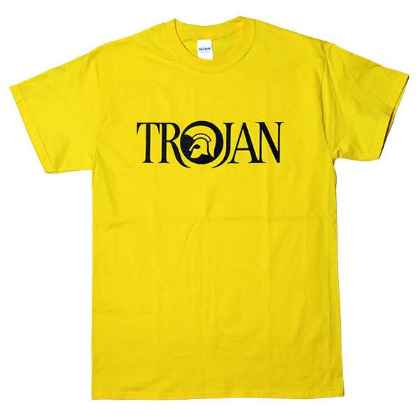 [XLサイズ]Trojan（トロージャン）Records 甲本ヒロト着用 ロゴTシャツ イエロー