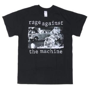 [Mサイズ]Rage Against The Machine（レイジ・アゲインスト・ザ・マシーン） 1stジャケット 両面プリントＴシャツ 黒｜beatbomb-tees