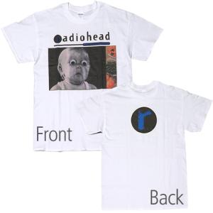 [Mサイズ]Radiohead（レディオヘッド）Anyone Can Play Guitar 復刻デザイン 両面プリントＴシャツ｜beatbomb-tees