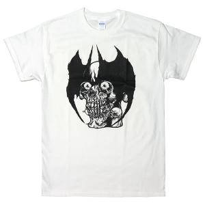 [Sサイズ]Devilman（デビルマン）Pushead（パスヘッド）デザインTシャツ ホワイト｜ビートボム