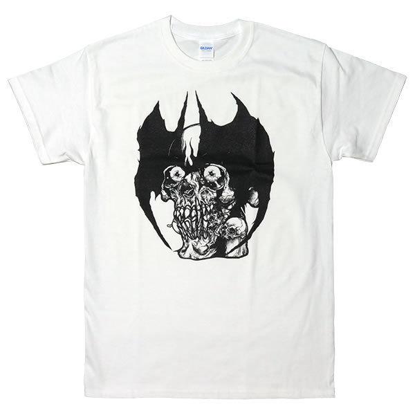 [XLサイズ]Devilman（デビルマン）Pushead（パスヘッド）デザインTシャツ ホワイト