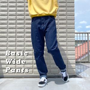 ワイドパンツ レディース デニムパンツ 綿麻 11.5oz コットンリネン ゆったり 太め シルエット オールシーズン 春 夏 秋 冬 ワンウォッシュ ユーズド ブリーチ
