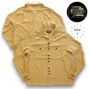 50sスタイル霜降りオープンカラーシャツ サイズXL GOOD ROCKIN