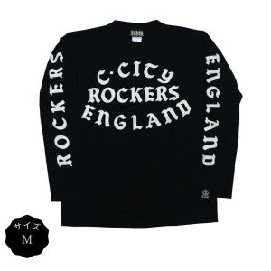 Tシャツ ロカビリーファッション ブランド メンズ 長袖 C.CITY Long Sleeve T-Shirts サイズM ロックンロール｜beatswing