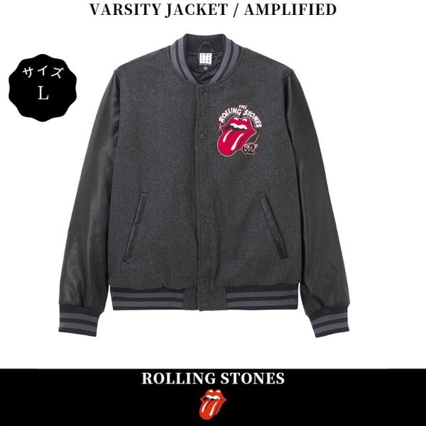 ローリングストーンズ ジャケット アウター VARSITY JACKET Amplified サイズ...