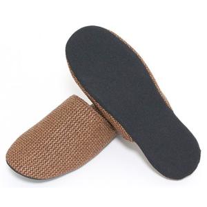 スリッパ Mサイズ 麻風ざっくり織 ポリエステ...の詳細画像5