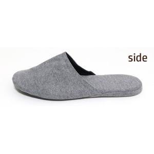 携帯スリッパ フラットタイプ ニット素材 メン...の詳細画像1