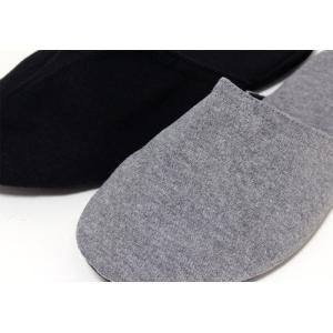 携帯スリッパ フラットタイプ ニット素材 メン...の詳細画像3