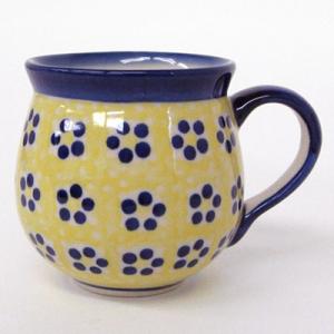 ポーランド食器・陶器 ポーリッシュポタリー りんご柄マグカップS 0