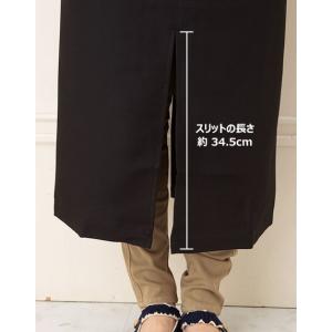 エプロン ポリエステル 前結び ロング丈 P4...の詳細画像5