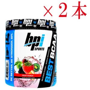 ベストbcaa フルーツポンチ 2本 Bpi アミノ酸配合サプリメント 海外発送便商品 日時指定