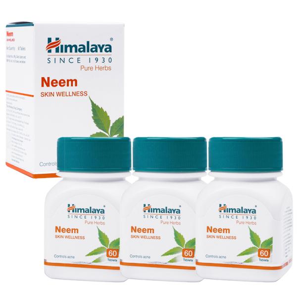 ニーム 60錠 3本 ヒマラヤ社 Himalaya Neem アーユルヴェーダ ベジタリアン製品 1...