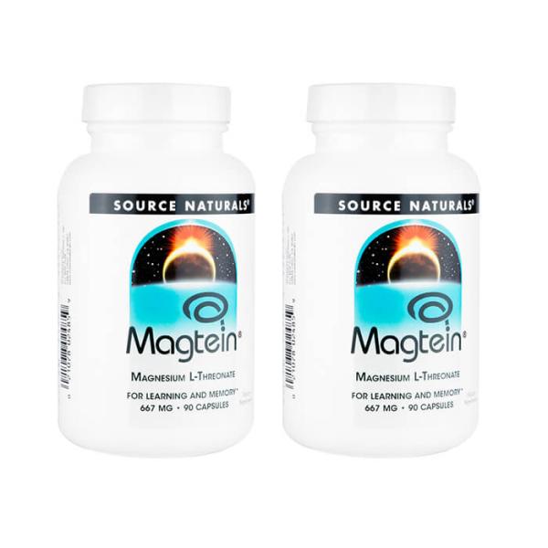 Source Naturals マグテイン 667mg 90錠 2本 Magtein 日時指定不可