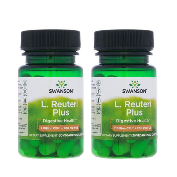 【正規品】　Lロイテリ菌プラス 30錠 2本 Swanson スワンソン 日時指定不可