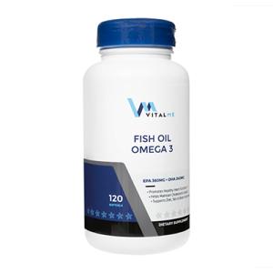 バイタルミー フィッシュオイルオメガ3 1本 120錠 VitalMe Fish Oil Omega...