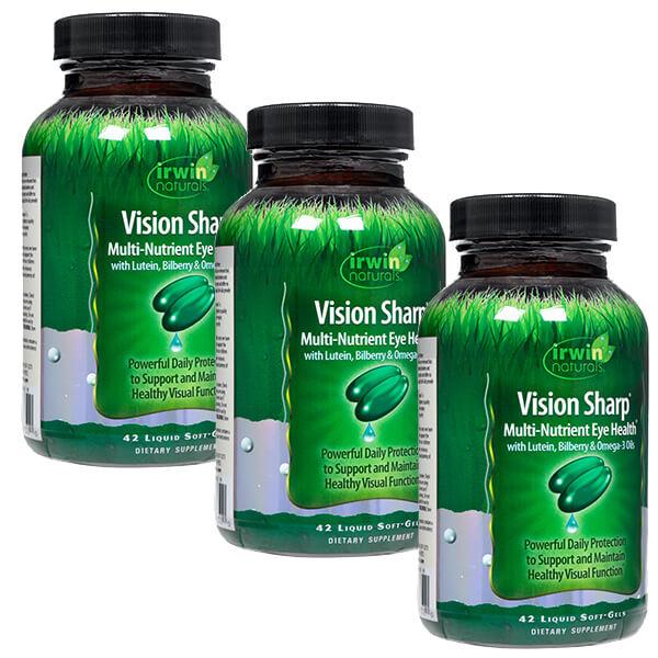 アーウィンナチュラルズ ビジョンシャープ 42錠 3本 IrwinNaturals VisionSh...