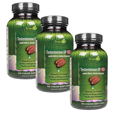 アーウィンナチュラルズ　テストステロンUPレッド60錠　3本　IrwinNaturals　Testo...