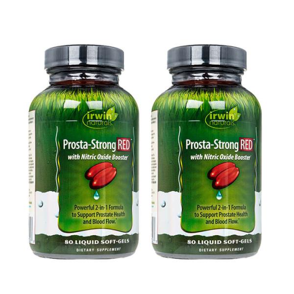 IrwinNaturals プロスタストロングレッド 80錠 2本 アーウィンナチュラルズ Pros...