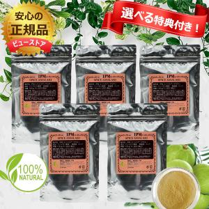 ★選べる特典付き IPM スパイスアーマラキー 100g  ヘナ 5個セット 白髪染め オーガニックハーブ USDA認定 エコサート認定 正規品 外装ジッパーパウチ｜beau-store