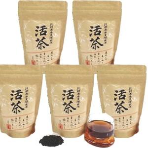 黒焼き赤米玄米茶 5個セットヒート包装タイプ 　活茶300g ５袋 １袋に付き15g×20包 ヒート包装 　 筑前赤米玄米｜beau-store