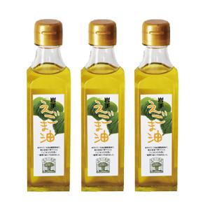 岩手・えごま油 170ｇ　3本セット　低温圧搾　一番生搾りのえごま油