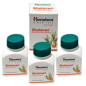 シャタバリ 60錠 3本 Shatavari Himalaya ヒマラヤ社 アーユルヴェーダ ベジタリアン製品 天然成分 日時指定不可