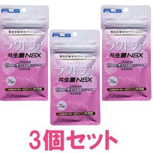 ラクトシア ＮＳ乳酸菌３個セット 200ml×31カプセル 5種の乳酸菌と5種のビフィズス菌【365...