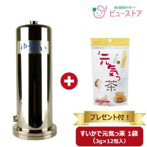 予約販売 9月頃入荷予定 正規販売店 自然浄水ゆうすい 浄水器 アンダーシンク型 水道本管直結型（専用水栓不要）+すいかで元気っ茶1袋【メーカー直送商品】