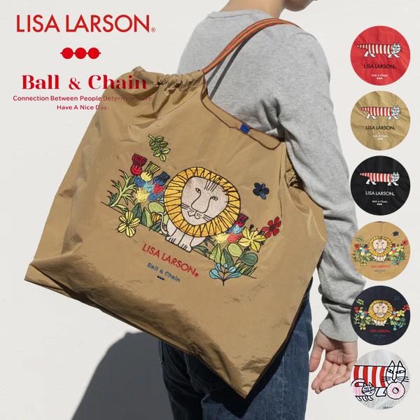 ボールアンドチェーン 正規品 Lisa Larson x Ball&amp;Chain ショッピングバッグ ...