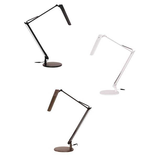 LEDデスクライト LED ブラック ホワイト ブラウン シンプル リビング ダイニング おしゃれ ...