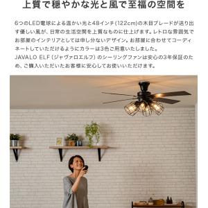 シーリングファンライト led照明器具 ファン...の詳細画像3