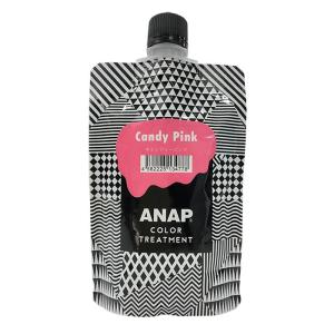 ANAP カラートリートメント キャンディーピンク 150g Candy Pink ヘアカラー剤 パウチ容器 一時染毛剤 アナップ｜beaufa